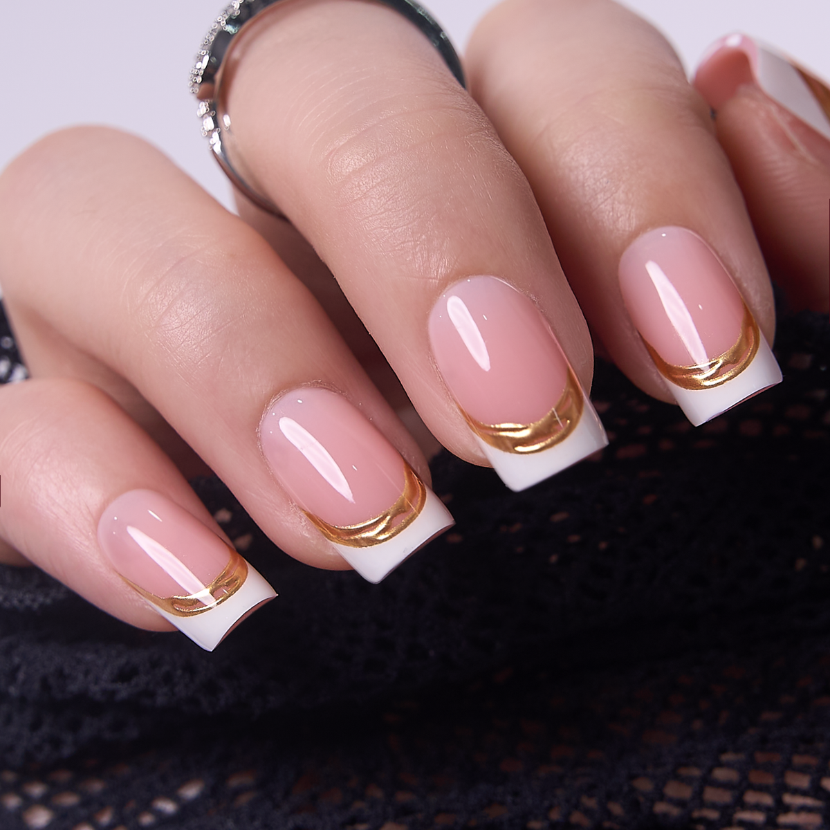 Gilded Blush – M Squoval